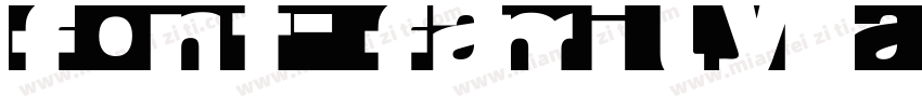 font-family AliHYAi字体转换
